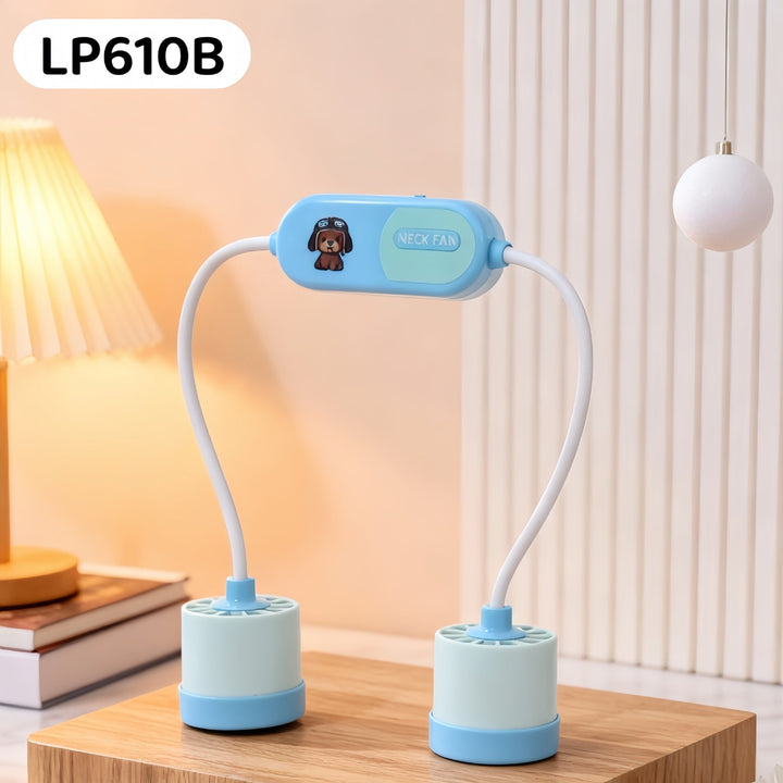 Ladies Portable Neck Fan with Ergonomic Design and Cooling Function Kalsten