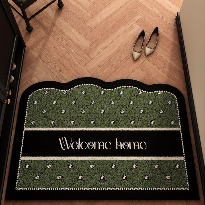 Floral-Themed Welcome Mat Kalsten