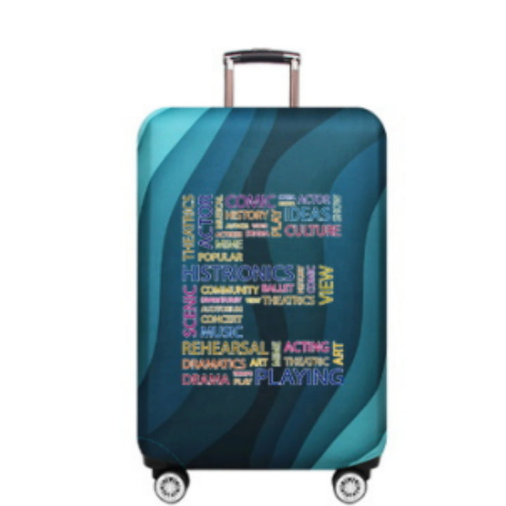 Unisex Hard Shell Suitcase with Creative Cultural Design Kalsten