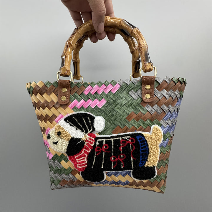 Playful Bast Handbag Kalsten