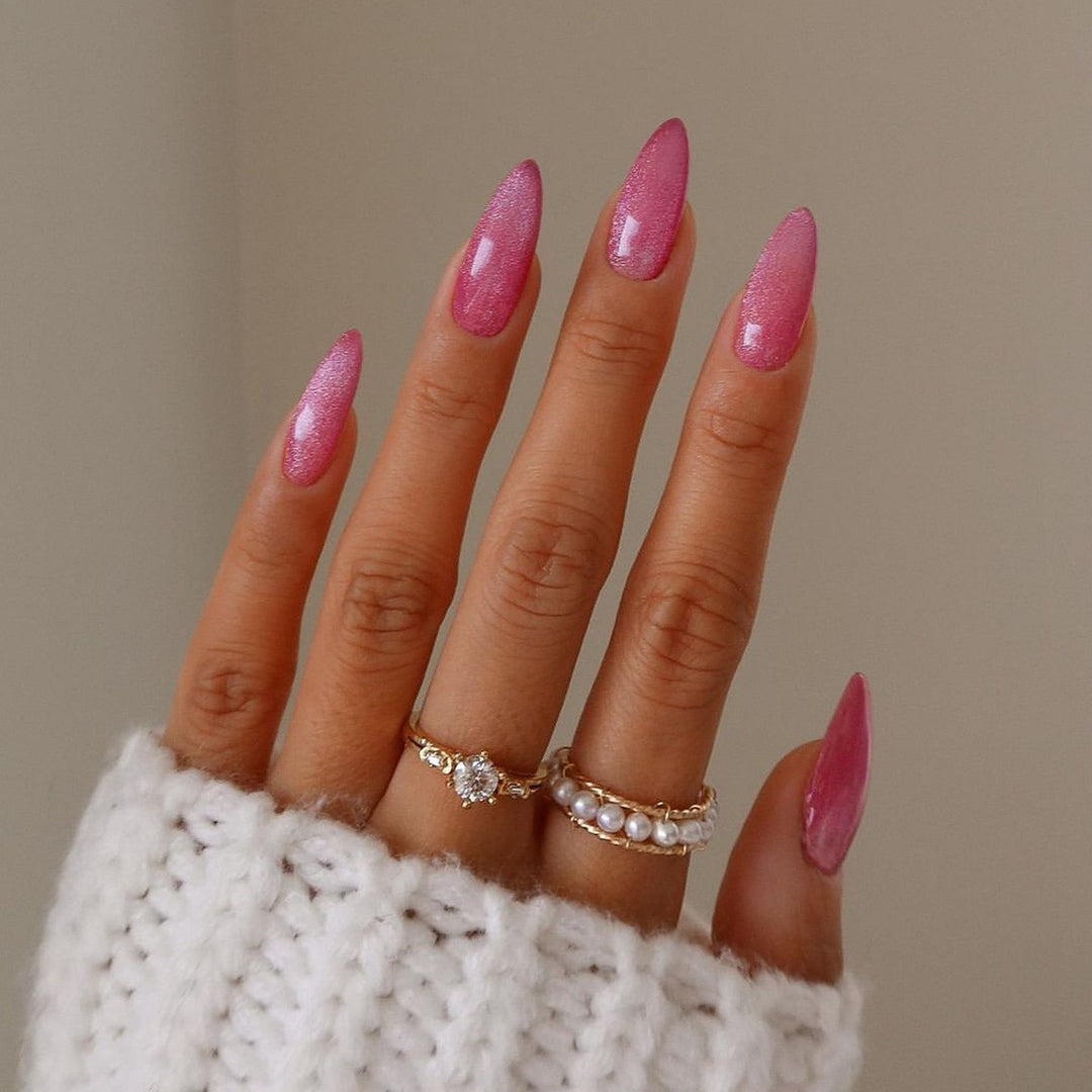 Glossy Gel Press-On Nail Set Kalsten