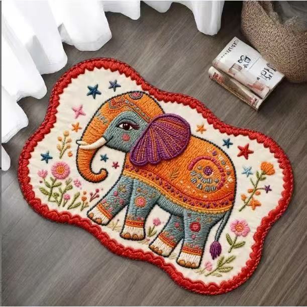 Artistic Floral Area Rug for Indoor Home Decor