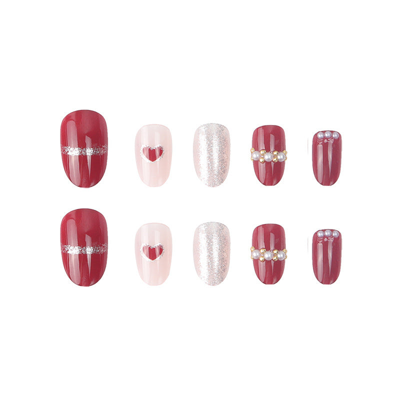 Glamorous Nail Art Press-On Set Kalsten