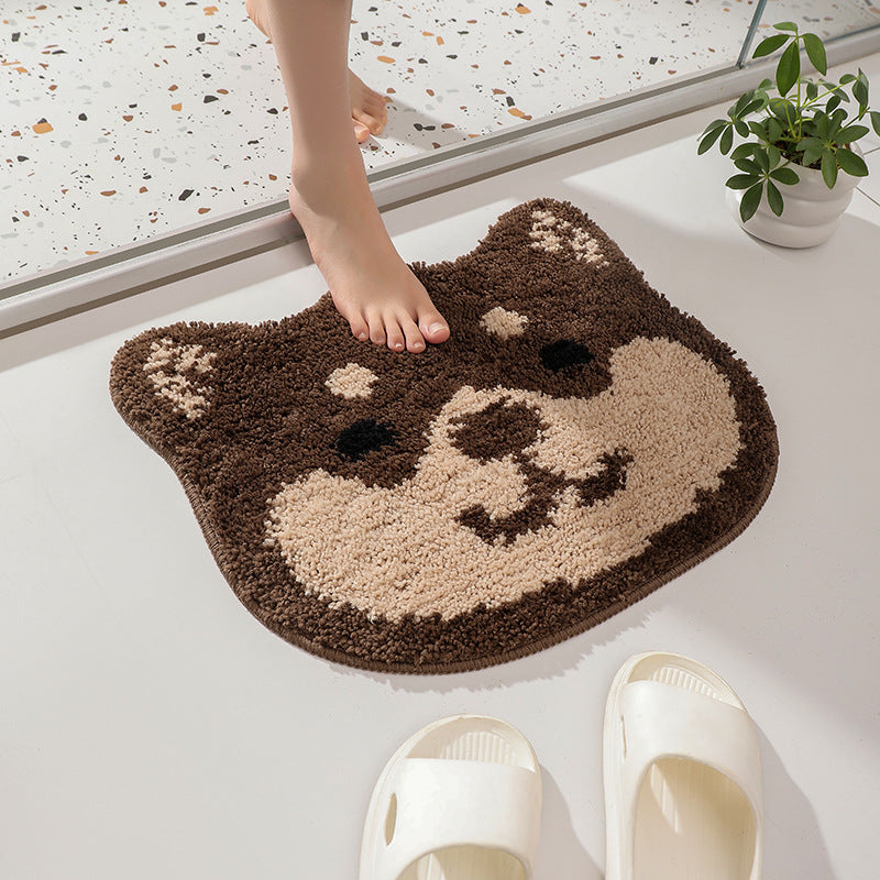 Cute Animal Character Bath Mat Kalsten