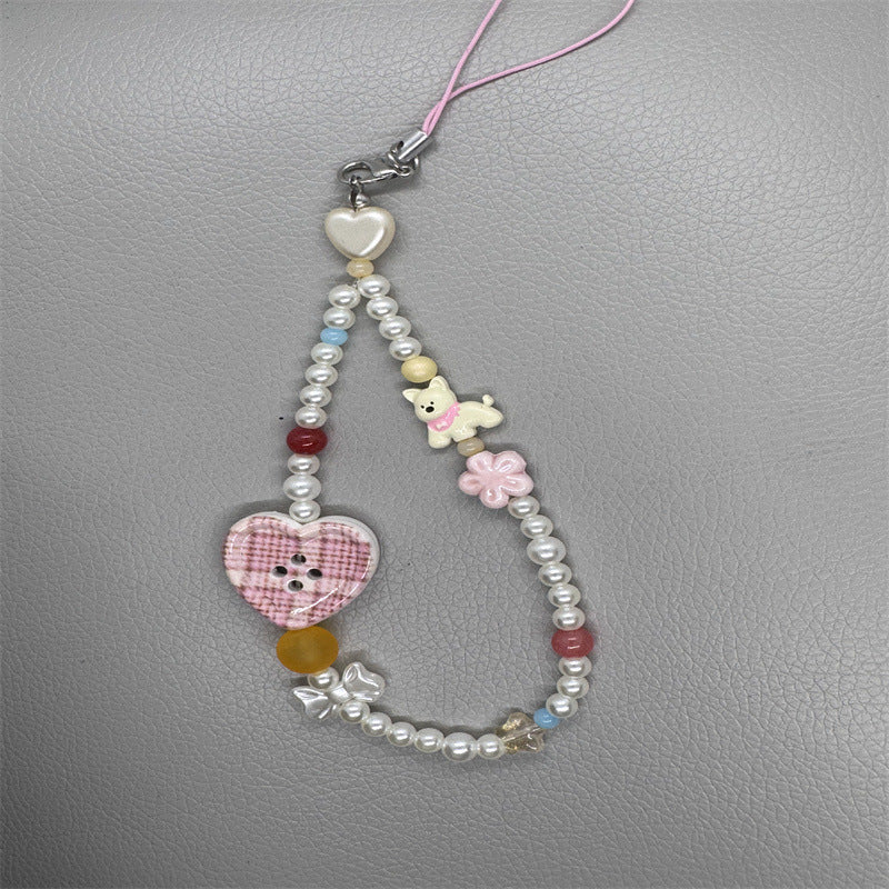 Beaded Phone Charm Holder Kalsten