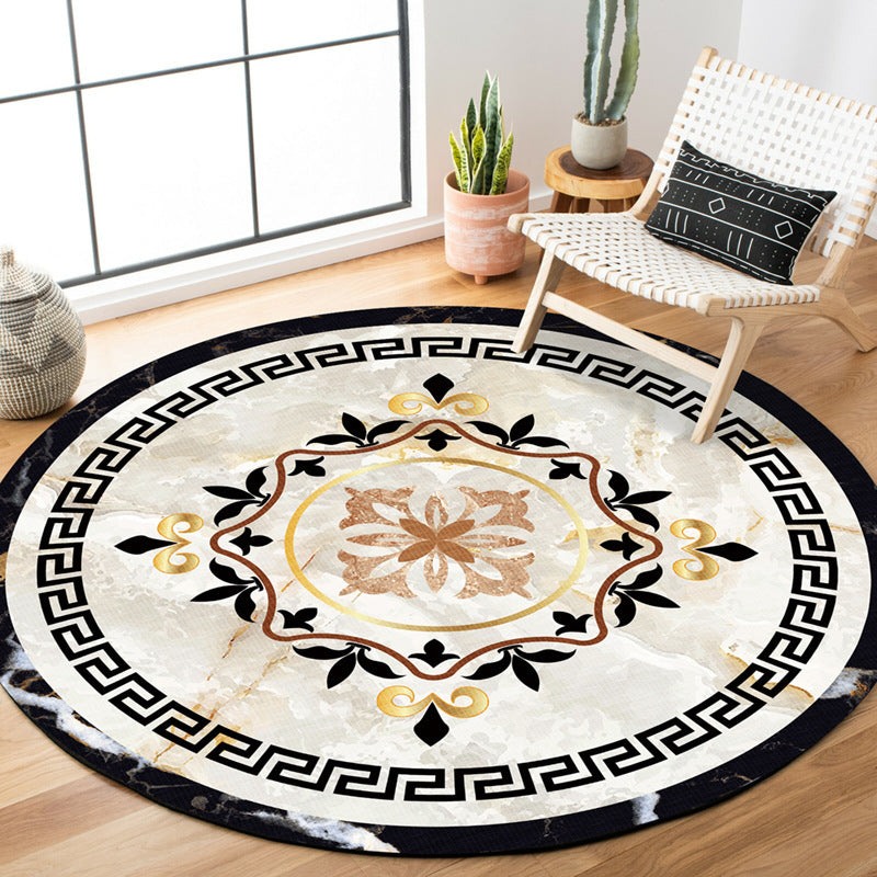 Elegant Round Area Rug Kalsten