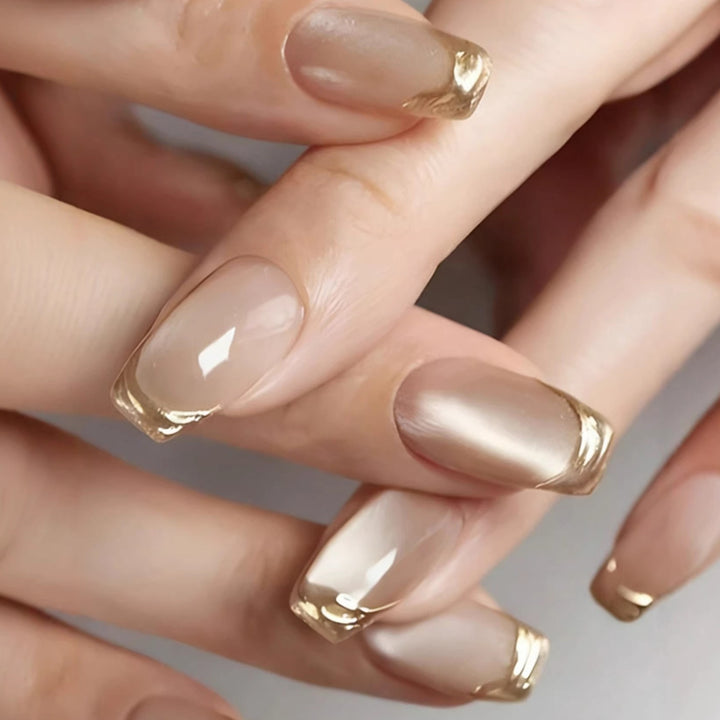 Elegant Floral Bow Press-On Nail Tips Kalsten
