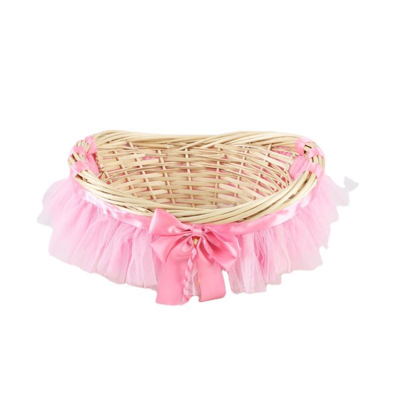 Decorative basket with ruffle detail Kalsten