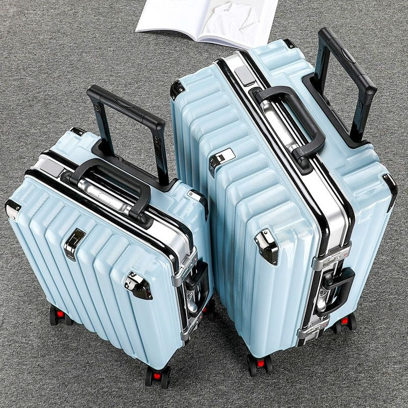 Hard Shell Trolley With Integrated Usb Charging Port And Multifunctional Storage Kalsten