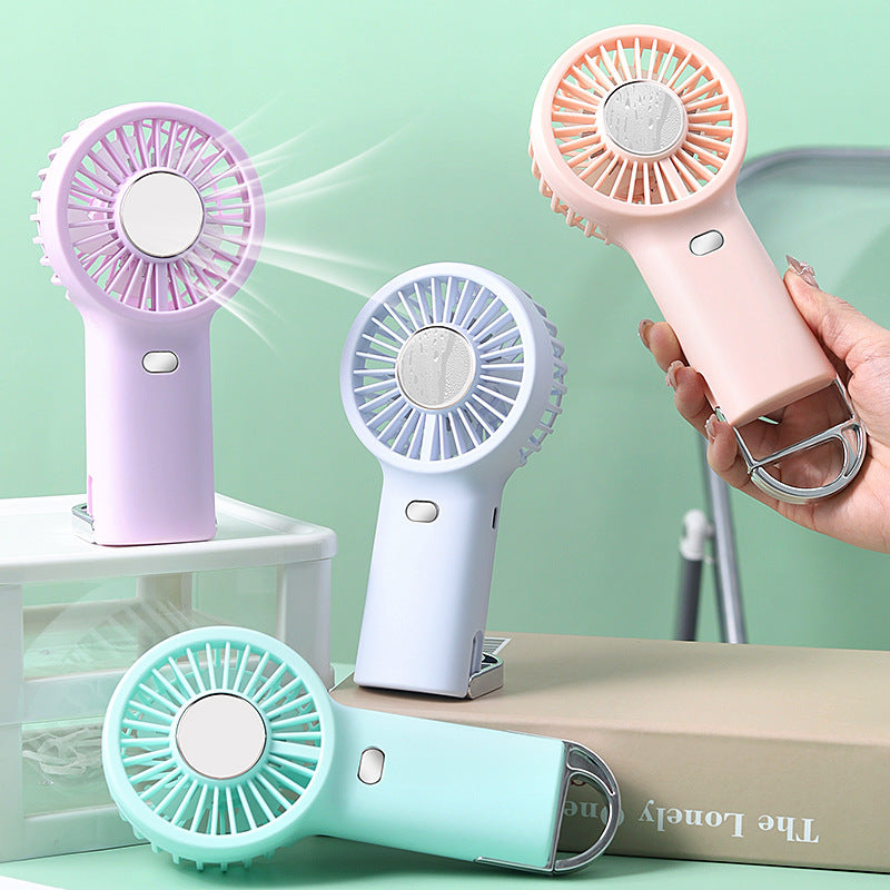 Ladies practical handheld fan with ergonomic handle Kalsten