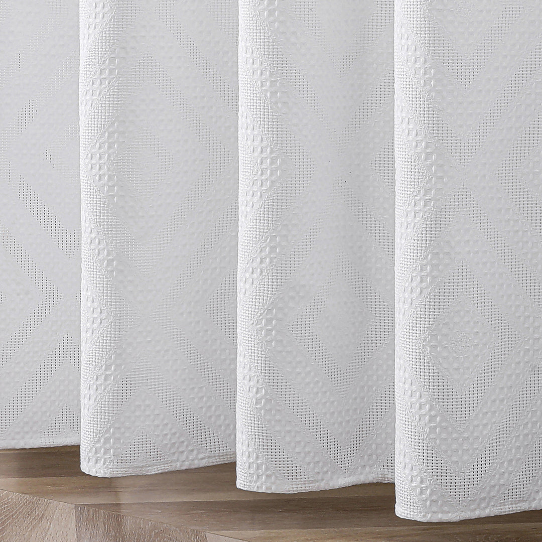 Textured Embossed Shower Curtain Kalsten