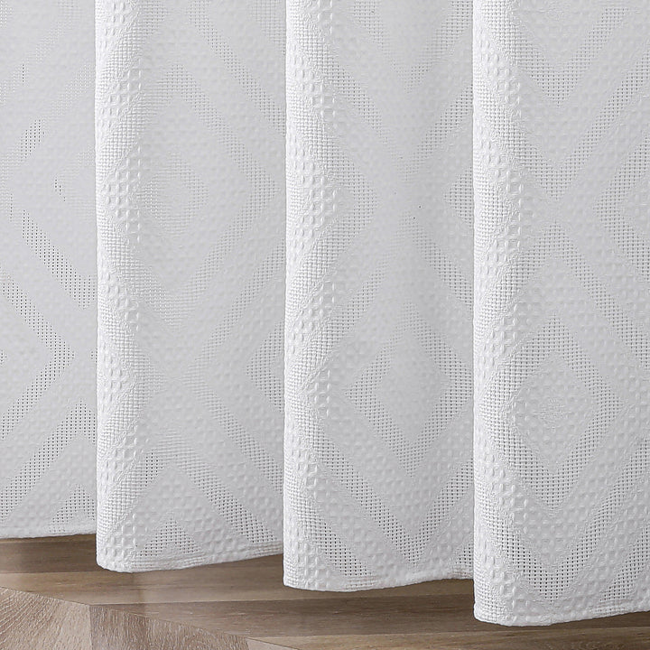 Textured Embossed Shower Curtain Kalsten
