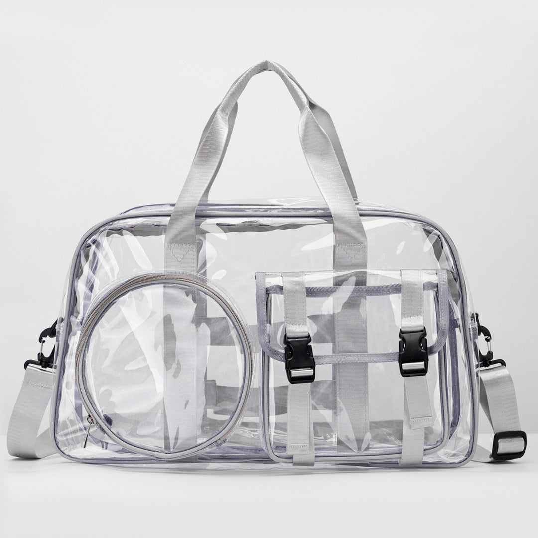 Transparent sports and travel bag with practical compartments Kalsten