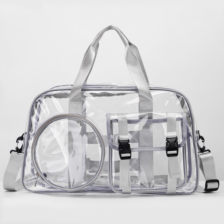 Transparent sports and travel bag with practical compartments Kalsten