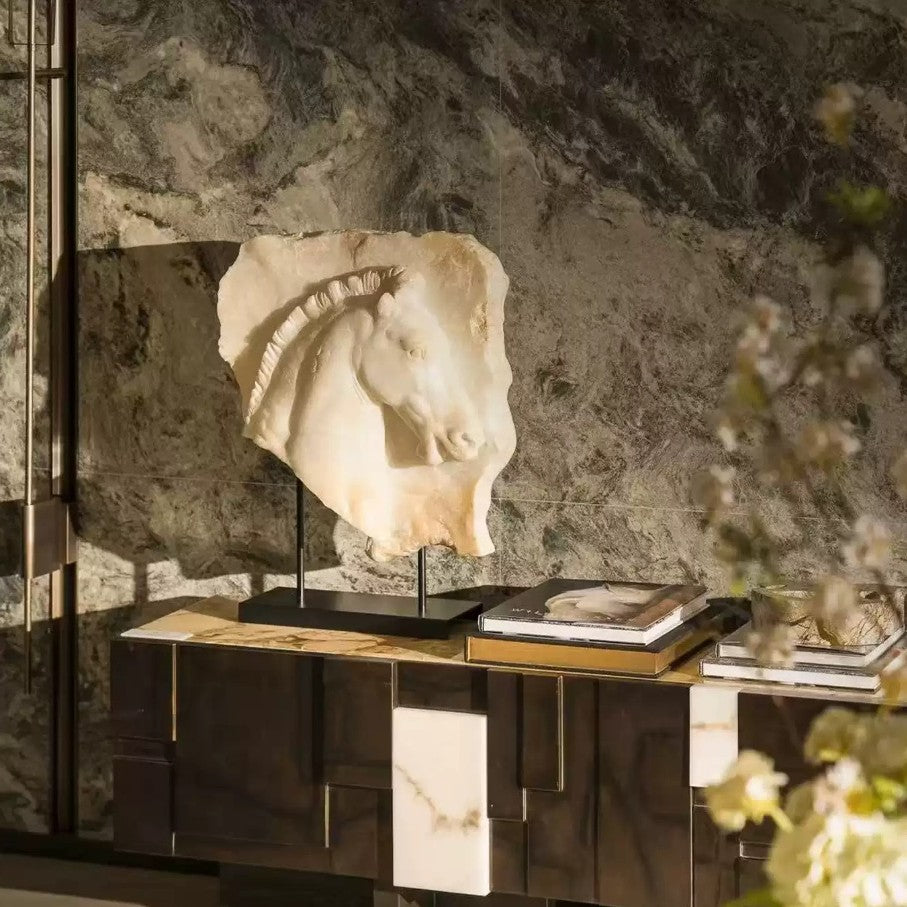 Artistic Stone Elephant Figurine