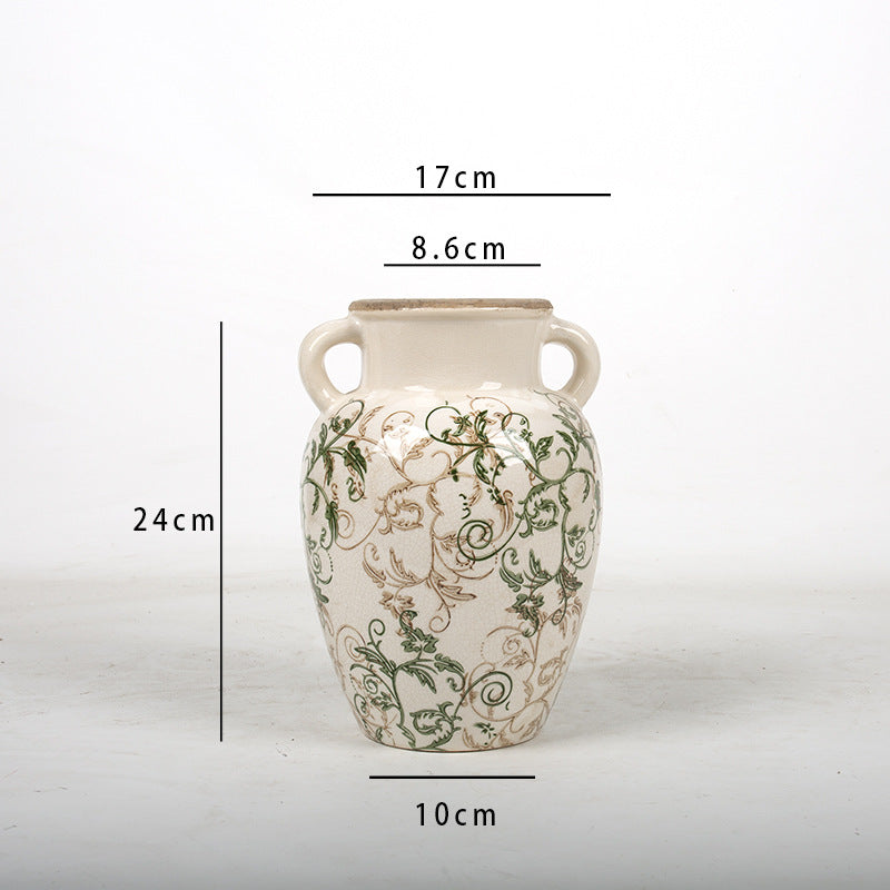 Floral ceramic vase Kalsten