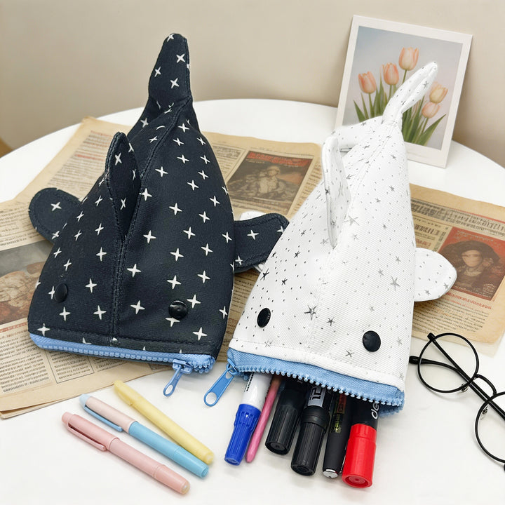 Plush Shark-Shaped Pencil Case Kalsten