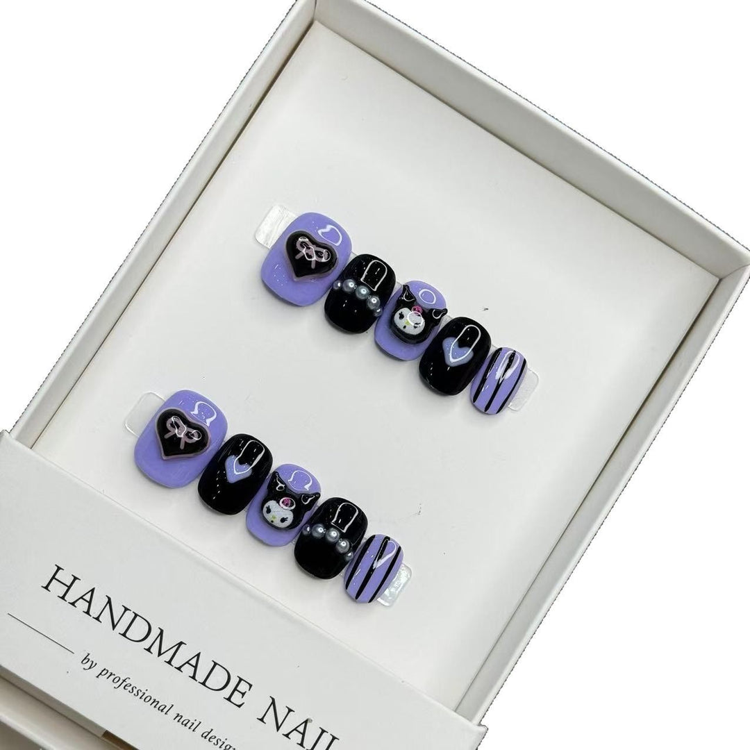 Creative Themed Press-On Nail Art Set
