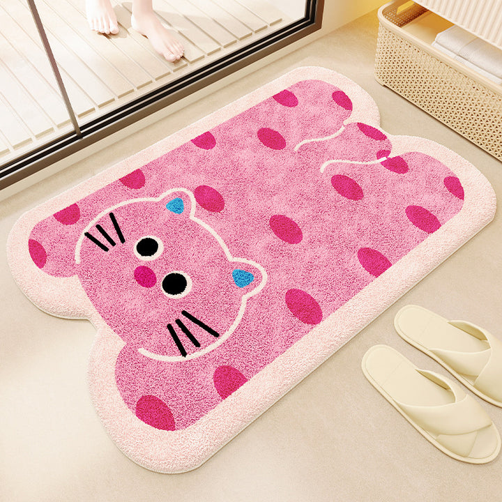 Fun Animal-Themed Bathroom Mat
