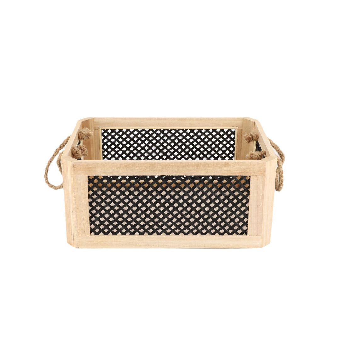 Decorative Woven Storage Crates Kalsten