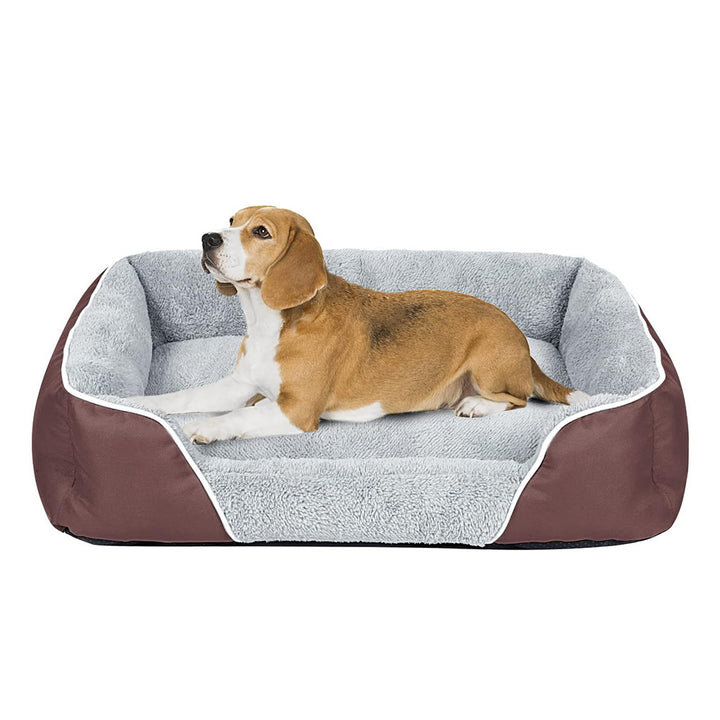Orthopedic Bolstered Dog Lounge Bed  Dog Bed