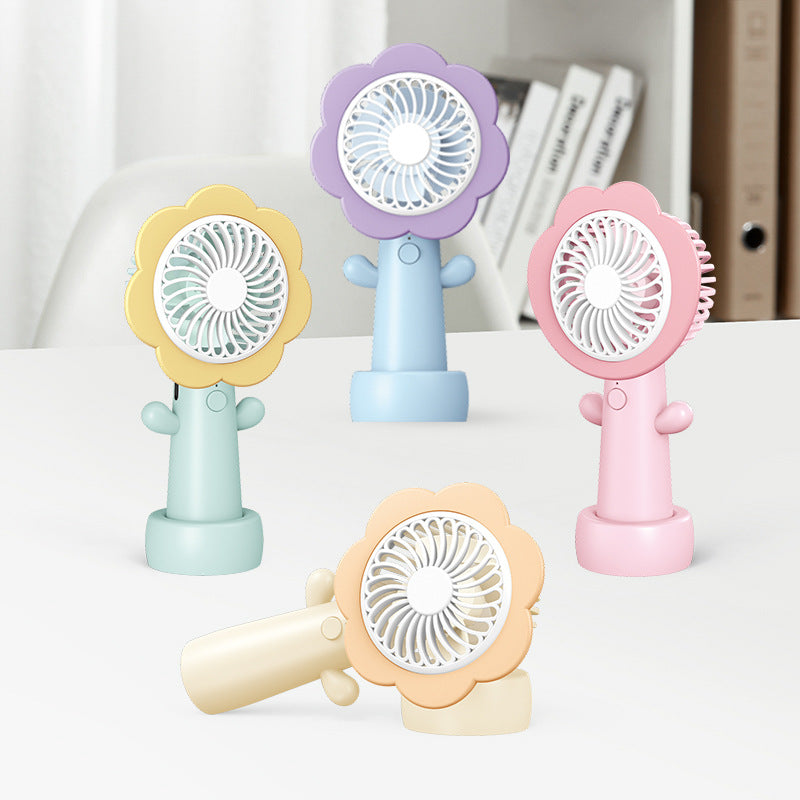 Flower-Shaped Handheld Cooling Fan Kalsten