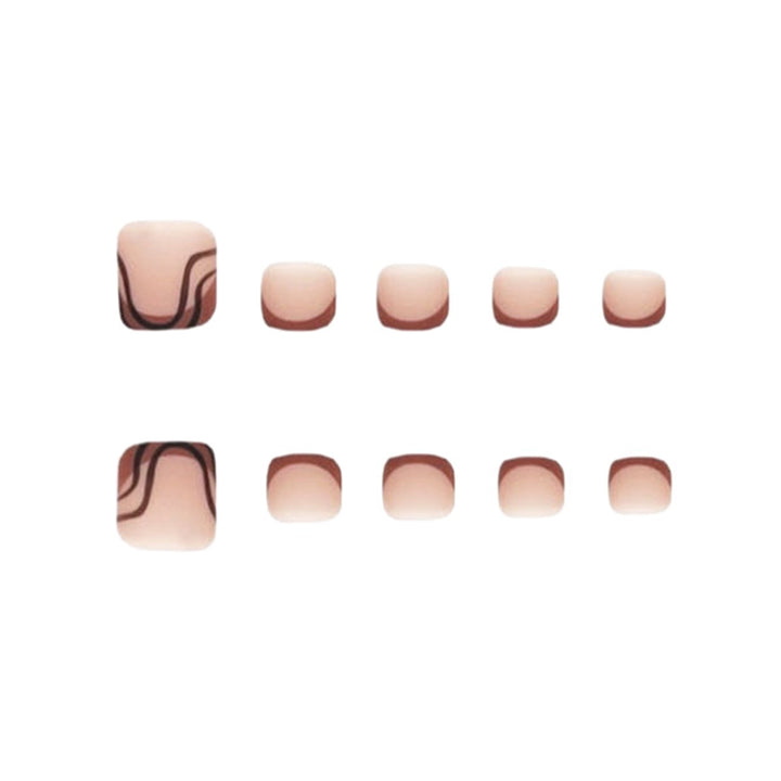 Artistic French Tip Nail Art Kalsten
