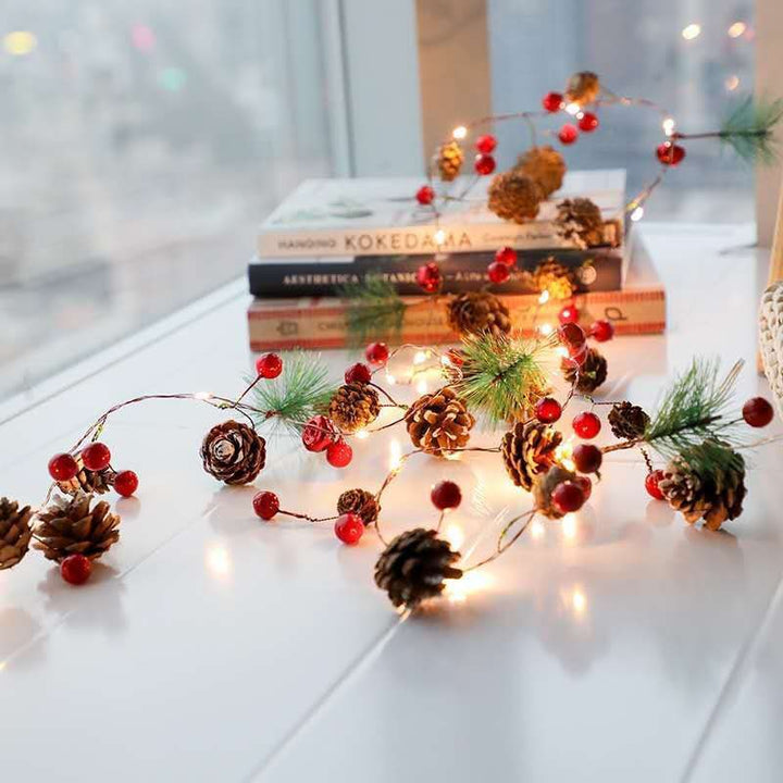 Decorative Pine Cone String Lights Kalsten