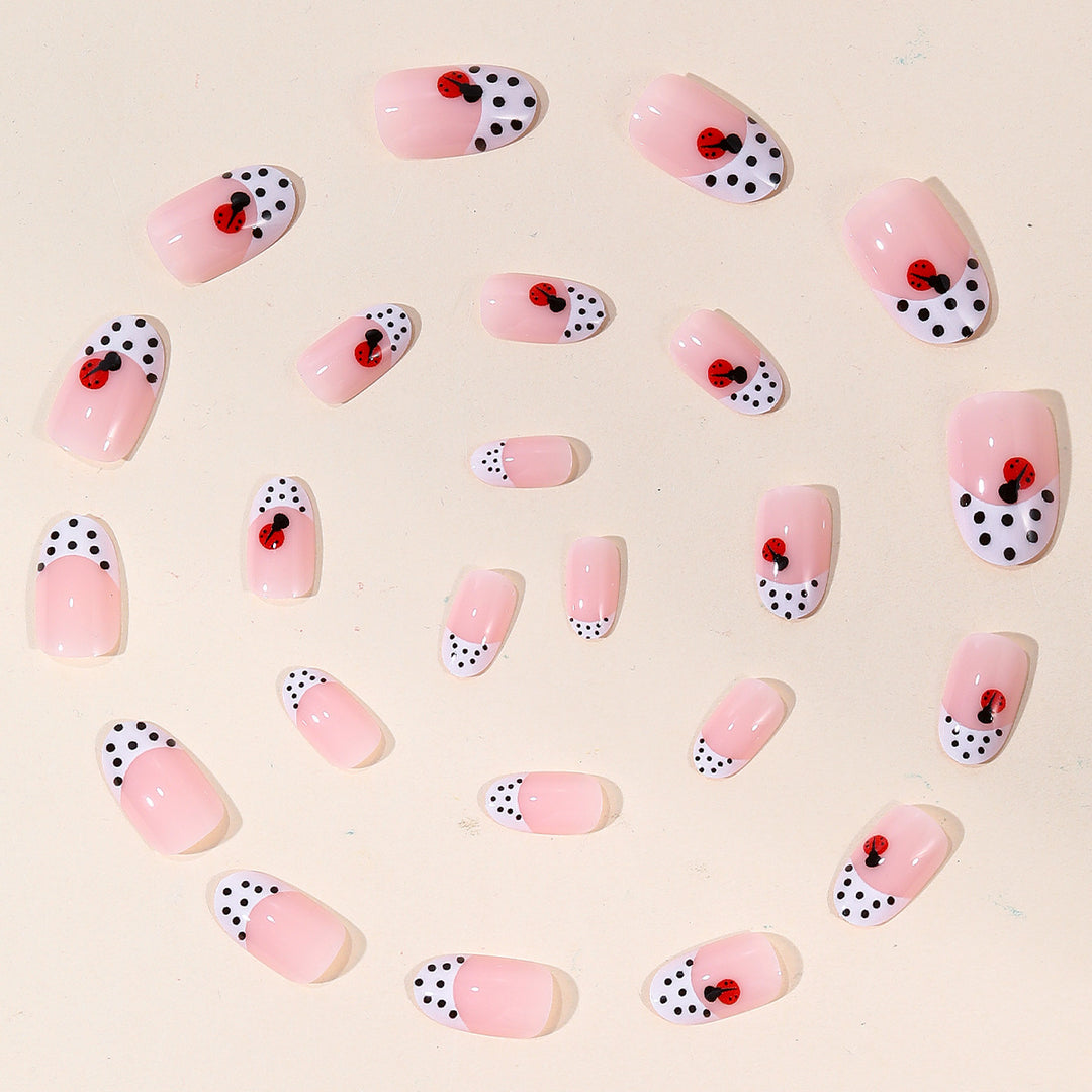 Designer French Tip Nail Art Kalsten