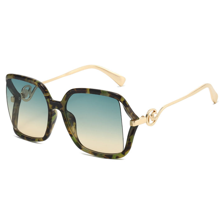 Oversized Geometric Gradient Sunglasses Kalsten