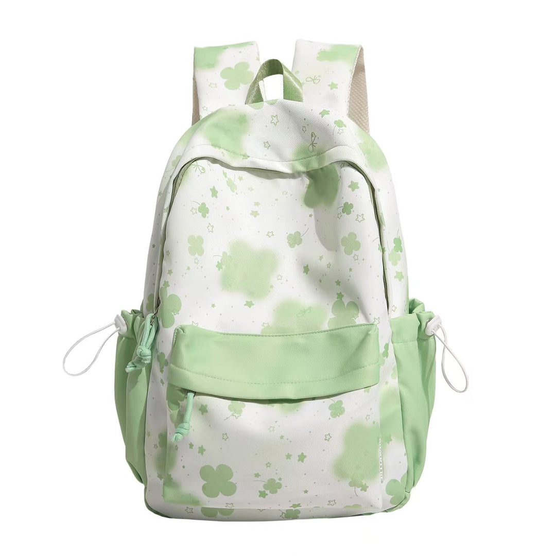 Leisure backpack with cheerful floral design and versatile storage space Kalsten