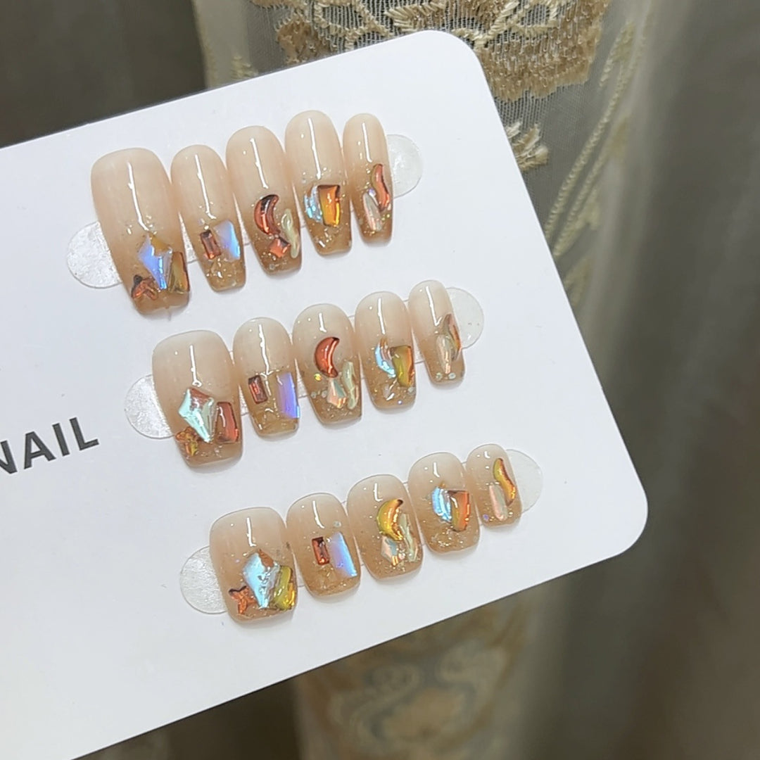 Glittering Press-On Nail Art Collection Kalsten