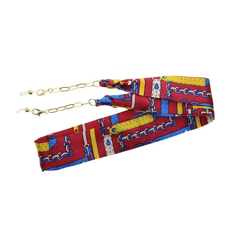 Floral Silk Eyewear Chain Kalsten