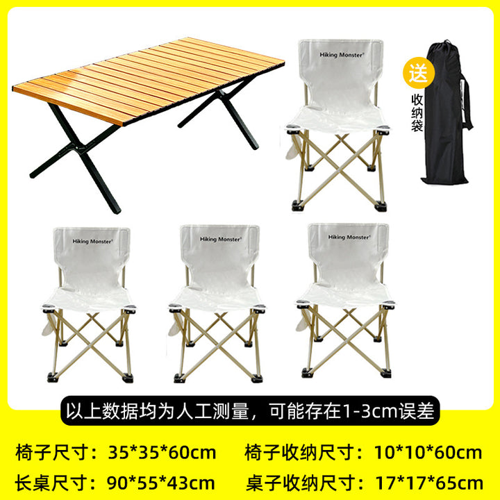 Folding Camping Chairs Set Kalsten