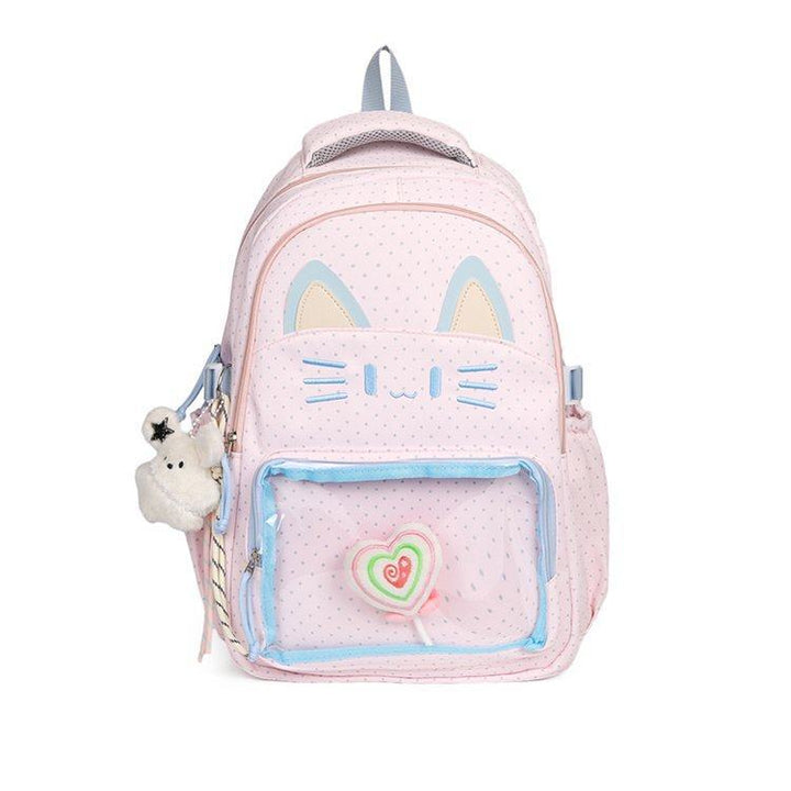 Whimsical Cat Design Backpack