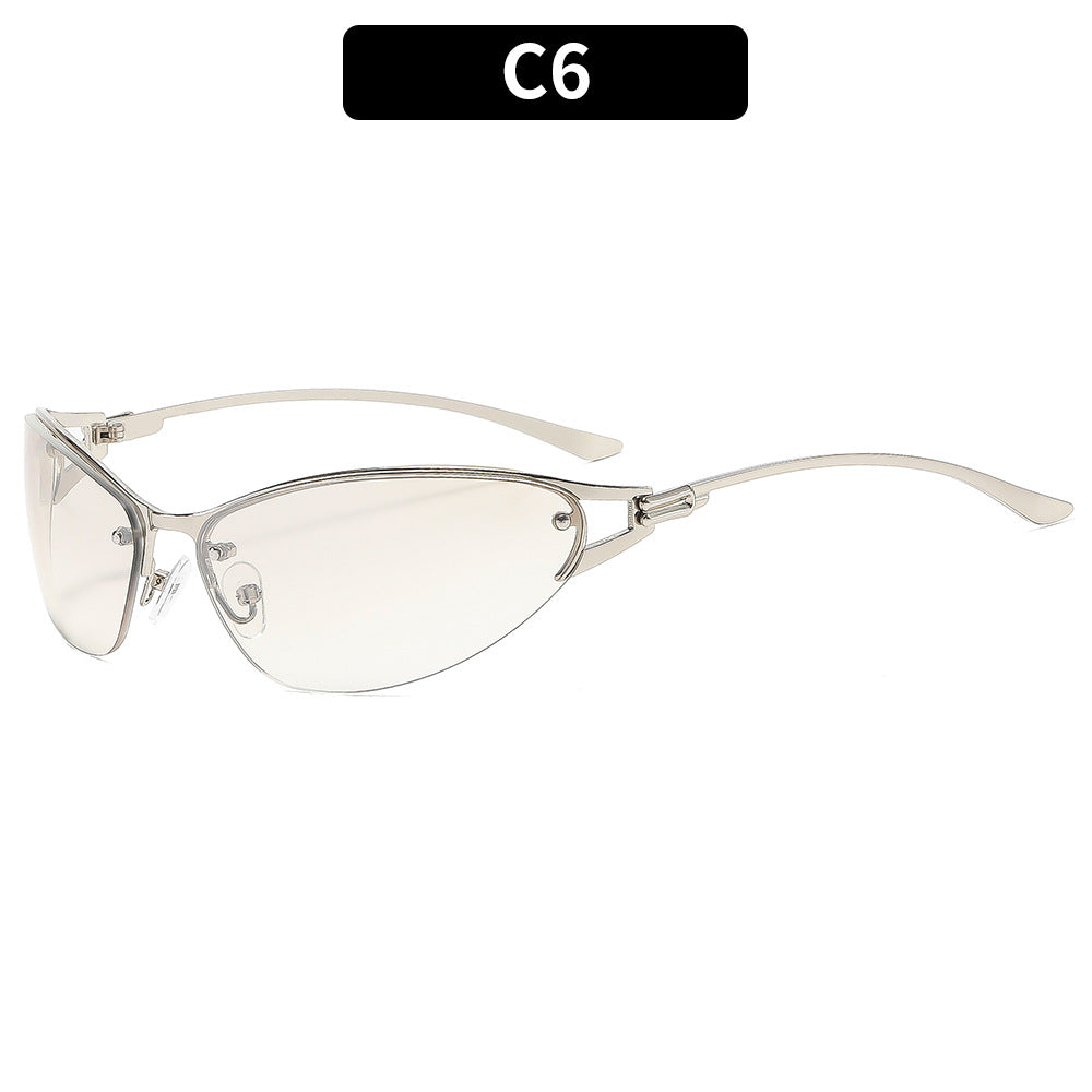 Futuristic Stylish Shield Sunglasses