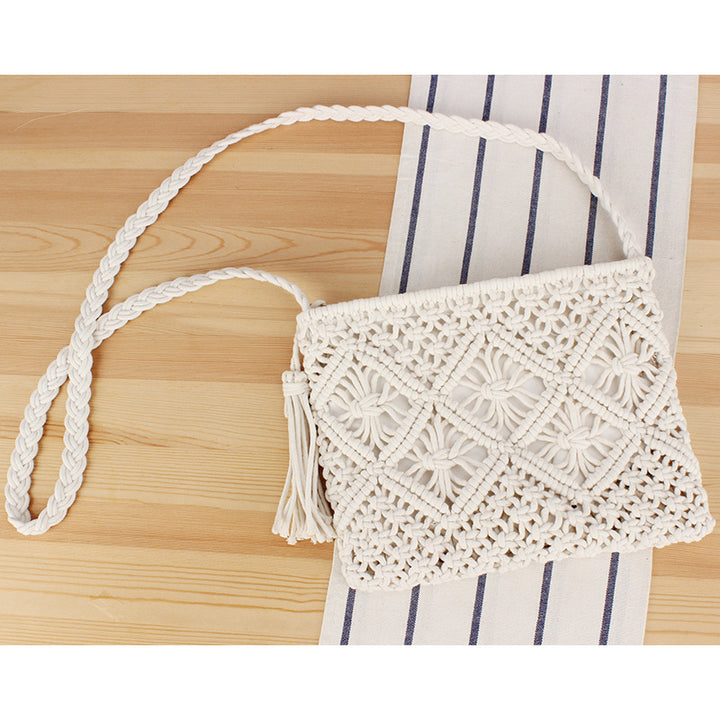 Hand-manipulated Macramé Crossbody Bag Kalsten