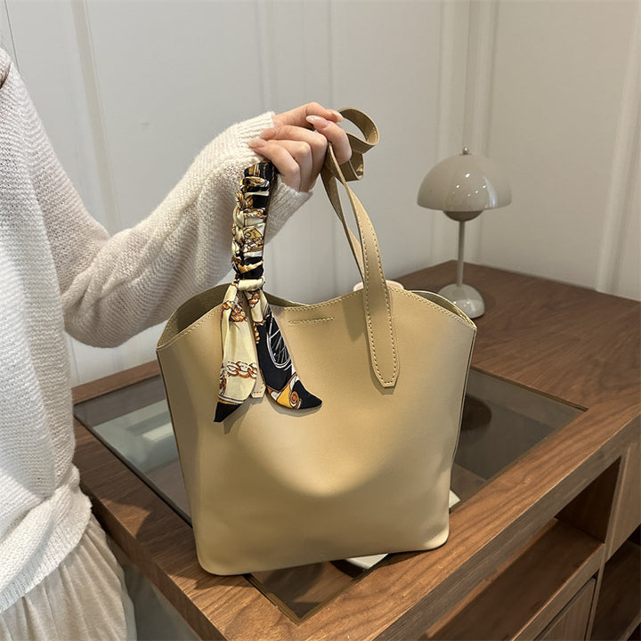WoChic Designer Tote Bag with Stylish Scarf Kalsten