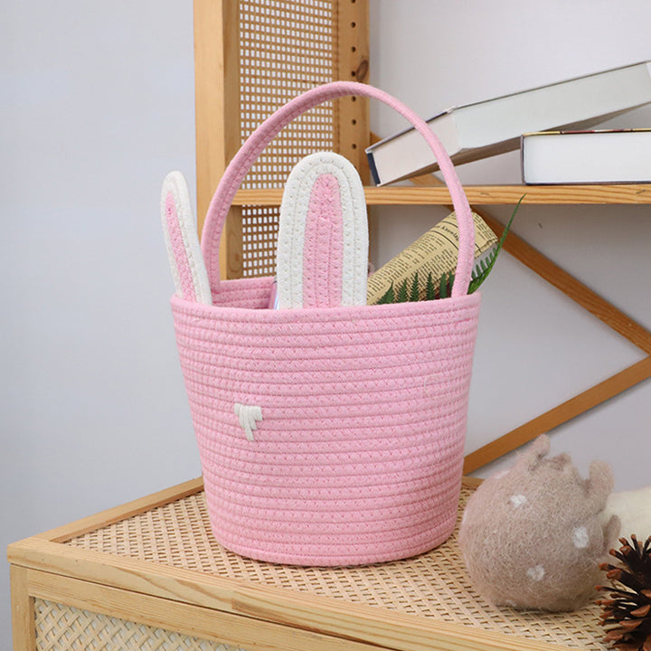 Playful Storage Basket in Rabbit Design Kalsten