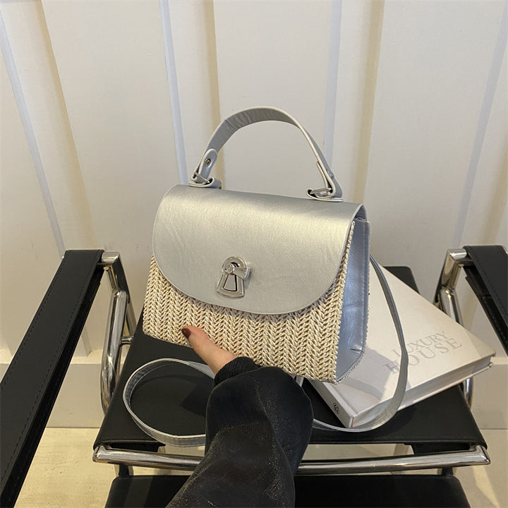 Elegant Handcrafted Straw Tote