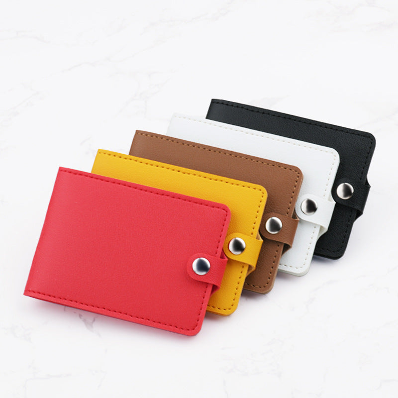 Compact Leather Card Wallet