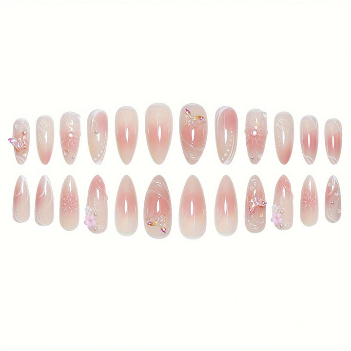 Artistic Floral Inspired Press-On Nails Kalsten