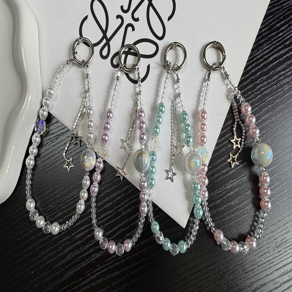 Elegant Beaded Charm Eyewear Strap Kalsten