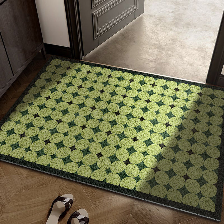 Floral Patterned Entryway Mat