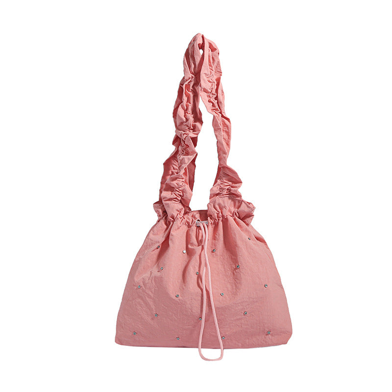 Elegant Gathered Slouchy Handbag
