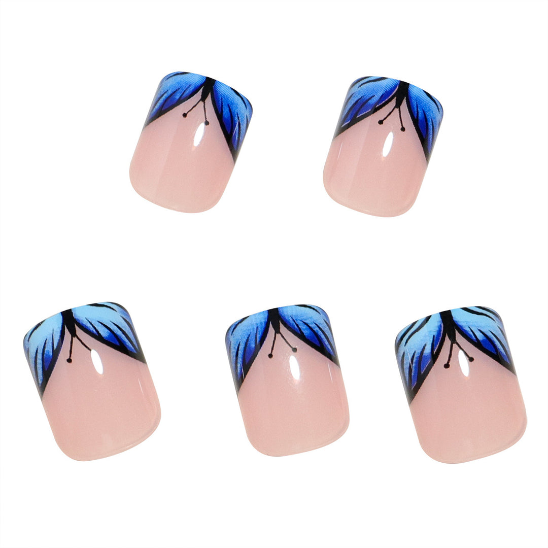 Premium Floral Design Press-On Nail Set Kalsten