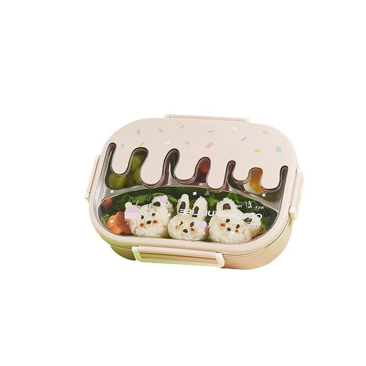 Cute Animal-Themed Multi-Compartment Lunch Box