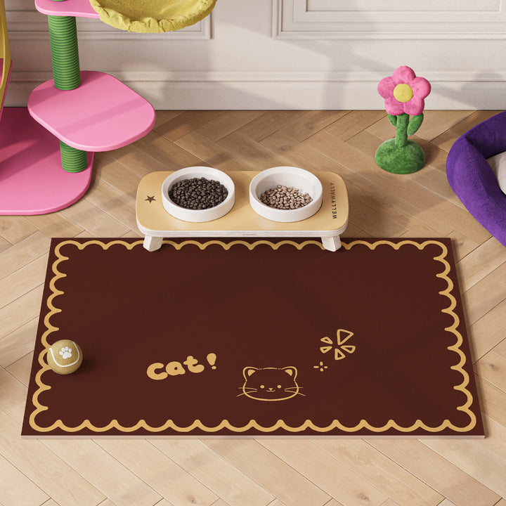 Playful Pet Feeding Mat
