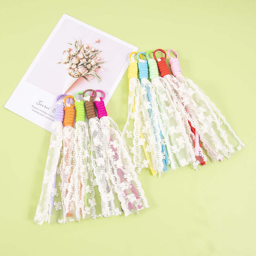 Elegant Lace Tassel Keychain Kalsten