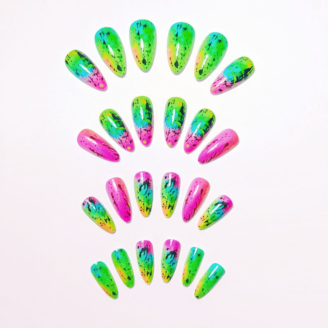 Creative Neon Nail Art Kalsten